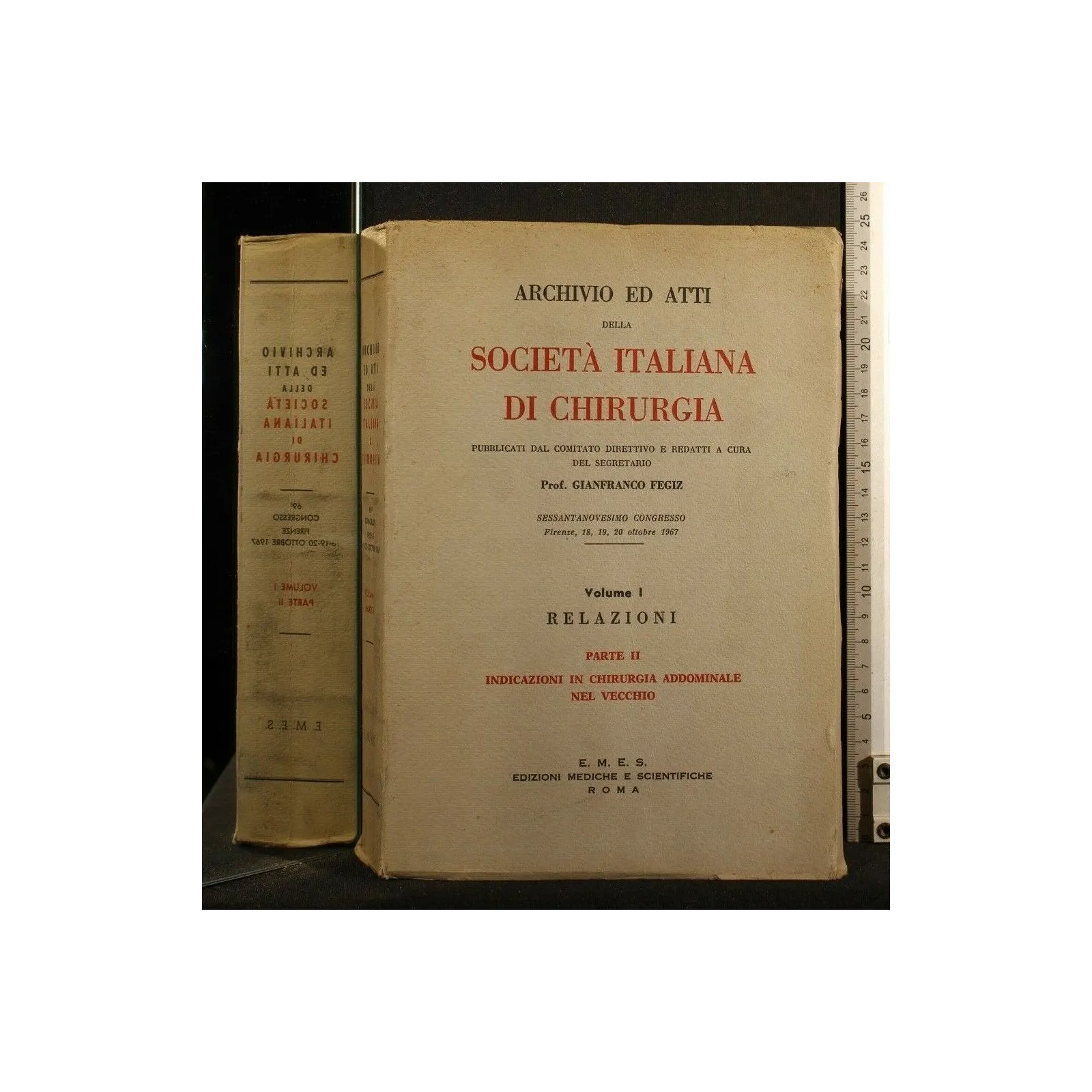 ARCHIVIO ED ATTI DELLA SOCIETA' ITALIANA DI CHIRURGIA VOLUME 1