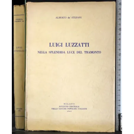Luigi Luzzatti nella splendida luce del tramonto