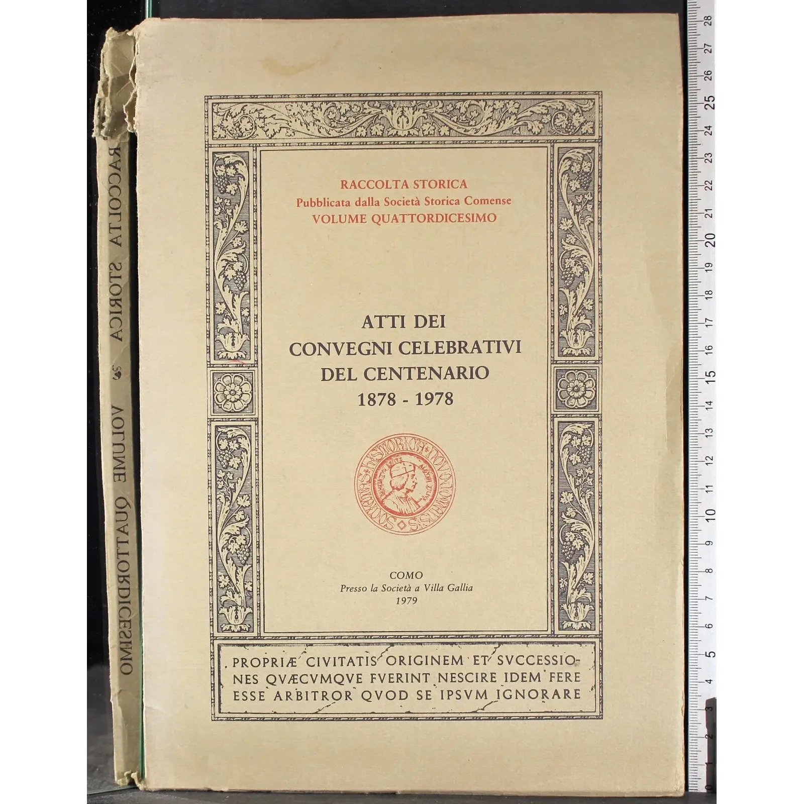 Atti dei convegni celebrativii del centenario 1878-1978