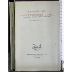 L'analisi letteraria in Italia