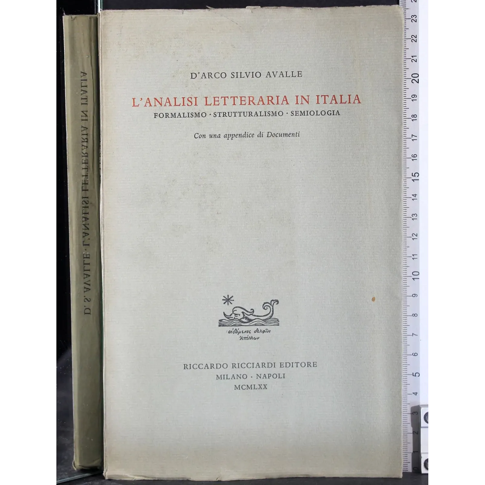 L'analisi letteraria in Italia