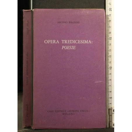 OPERA TREDICESIMA: POESIE