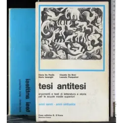 Tesi antitesi. Anni venti. Anni settanta