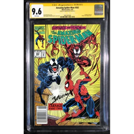 AMAZING SPIDER-MAN 362 - MARVEL 1992 - CGC SLABBED - NM+ (9.6)