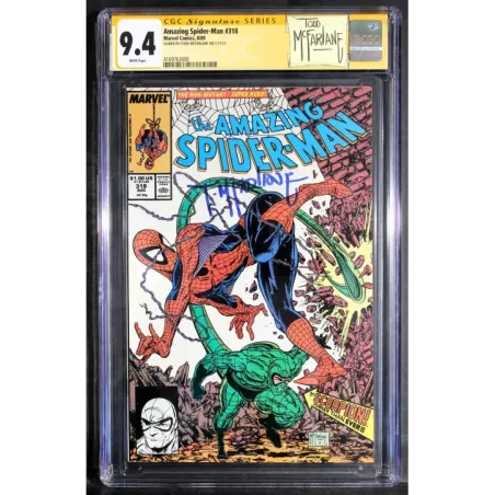 AMAZING SPIDER-MAN 318 - MARVEL 1989 - CGC SLABBED - NM (9.4)