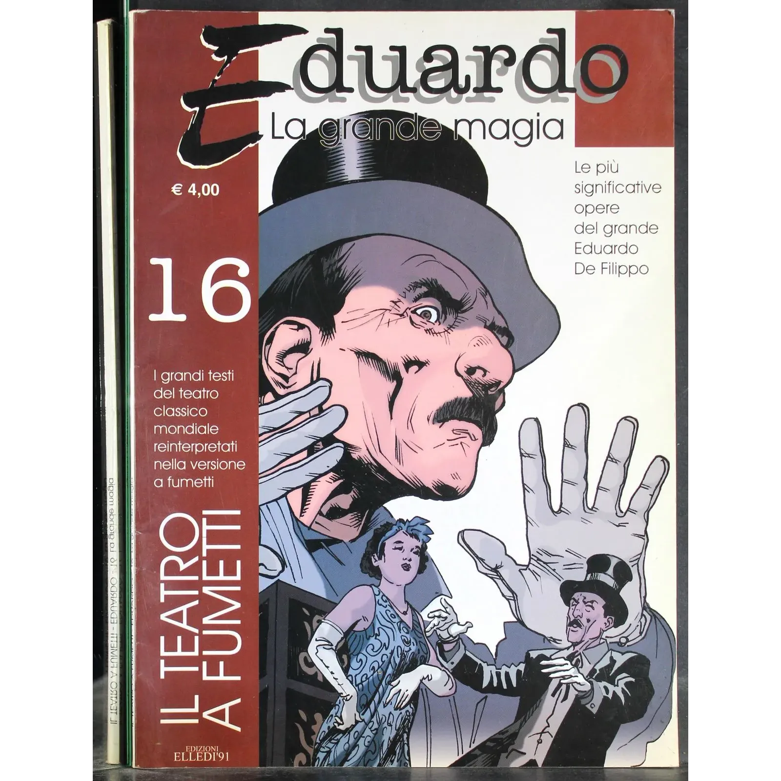 IL TEATRO A FUMETTI - N 16 - 2002 - EDUARDO LA GRANDE MAGIA