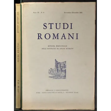 STUDI ROMANI - ANNO IX - N 6 - 1961