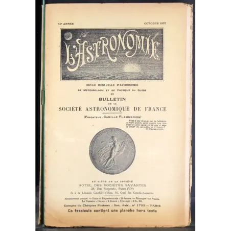 L' ASTRONOMIE - OCTOBRE - 1927
