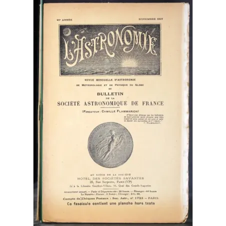 L' ASTRONOMIE - NOVEMBRE - 1927