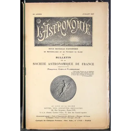 L' ASTRONOMIE - JUILLET - 1927