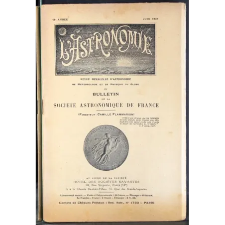 L' ASTRONOMIE - JUIN - 1927