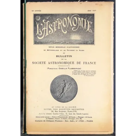 L' ASTRONOMIE - MAI - 1927