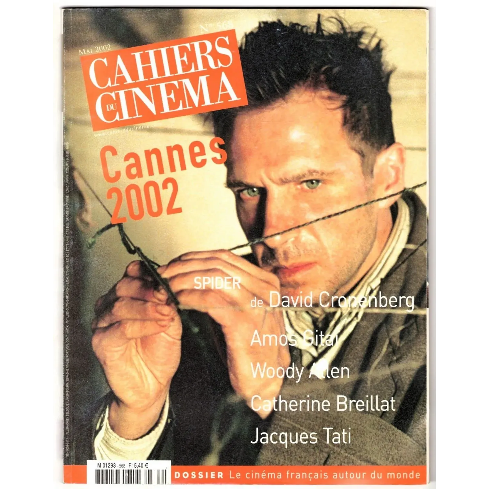 CAHIERS DU CINEMA - N 568 - 2002