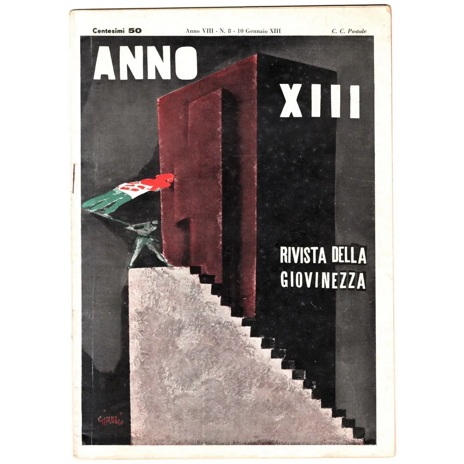 RIVISTA DELLA GIOVINEZZA - N 8-10 ANNO XIII - 1934