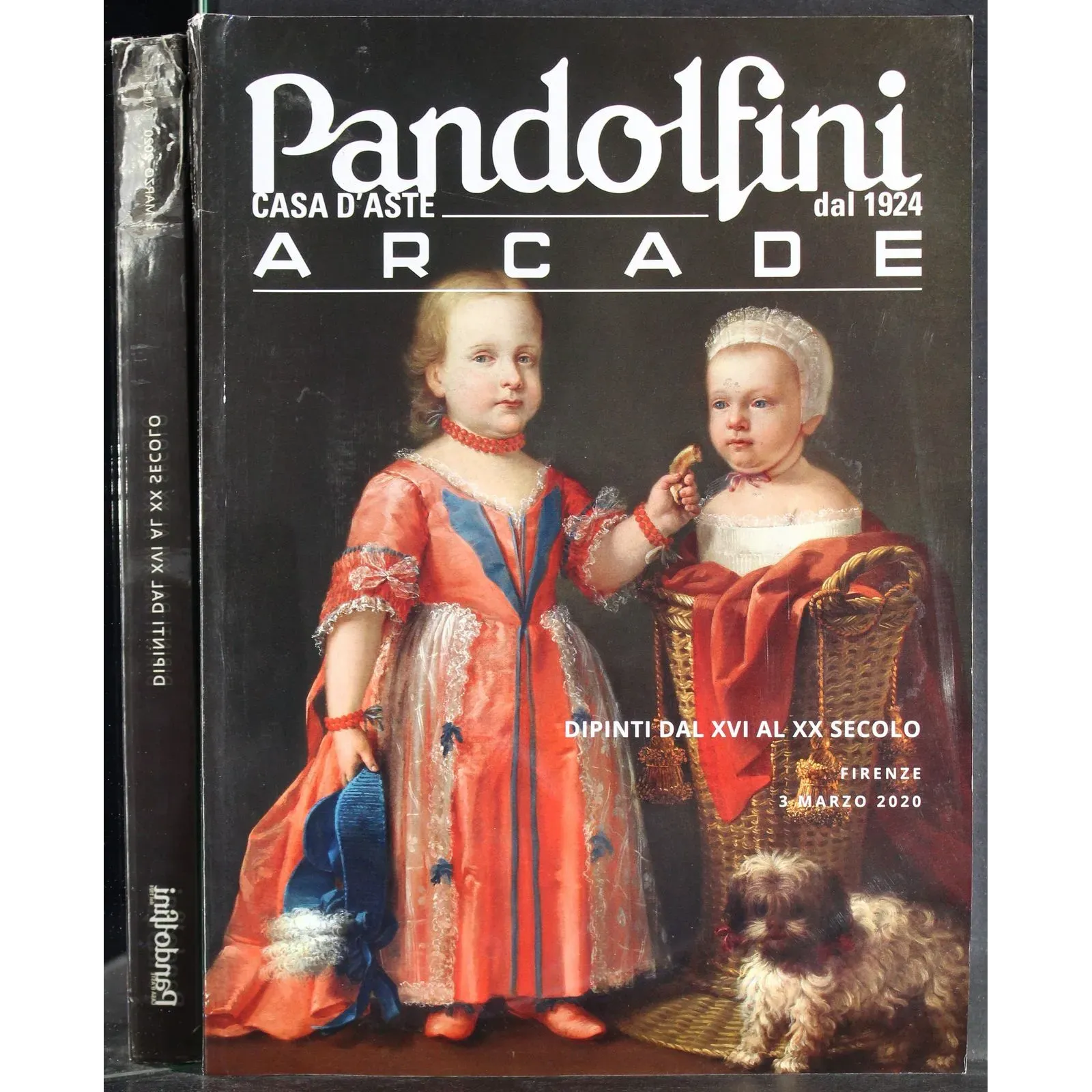 PANDOLFINI. FIRENZE. DIPINTI XVI AL XX SEC. CATALOGO ASTA 3 MARZO 2020.