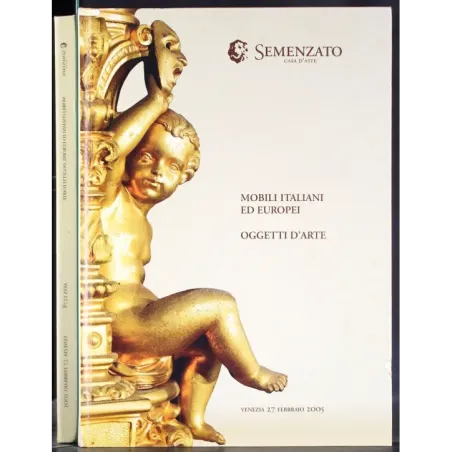 SEMENZATO. VENEZIA. MOBILI ITALIANI EUROPEI. CATALOGO ASTA 27 FEB 2005.