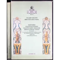 SEMENZATO. MILANO. RARI MOBILI OGGETTI D'ARTE. CATALOGO ASTA SETT 1990.
