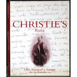 CHRISTIE'S. ROMA. LIBRI AUTOGRAFI STAMPE. CATALOGO ASTA 27 NOV 2002.