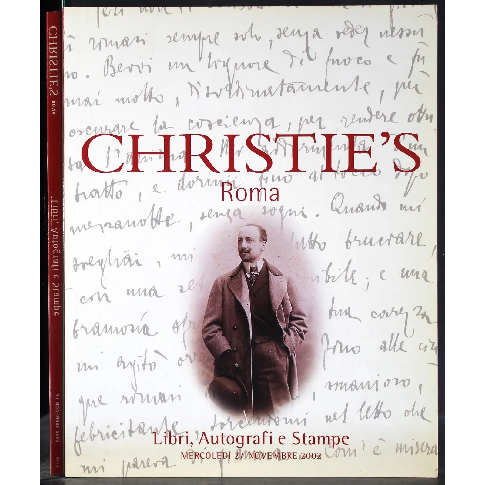 CHRISTIE'S. ROMA. LIBRI AUTOGRAFI STAMPE. CATALOGO ASTA 27 NOV 2002.