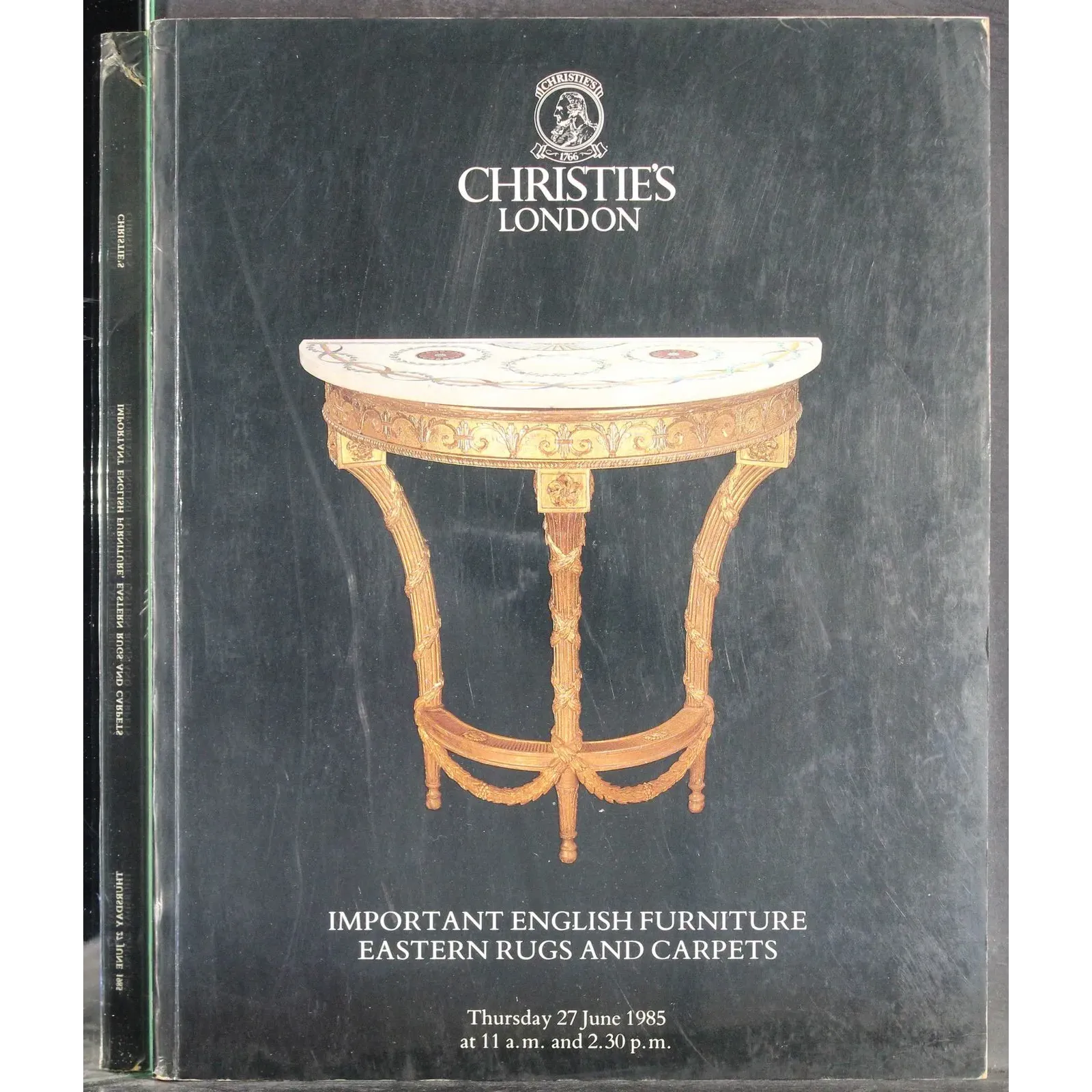 CHRISTIE'S. LONDON. IMPORTANT ENGLISH FURNITURE. CATALOGO ASTA 27 JUNE 1985.