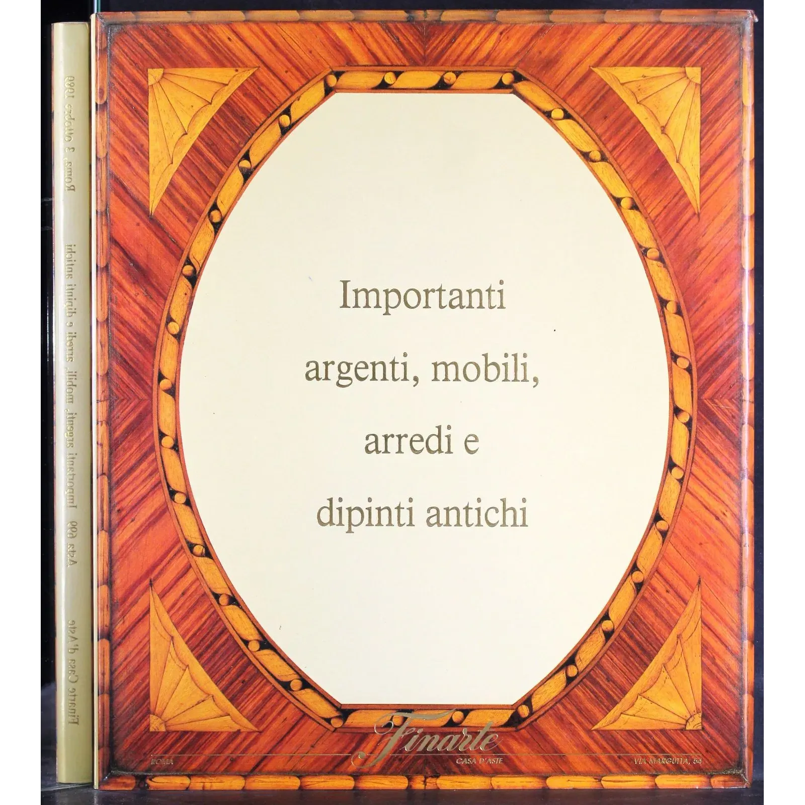 FINARTE. ROMA. ARGENTI MOBILI ARREDI E DIPINTI ANTICHI. CATALOGO ASTA OTT 1989.