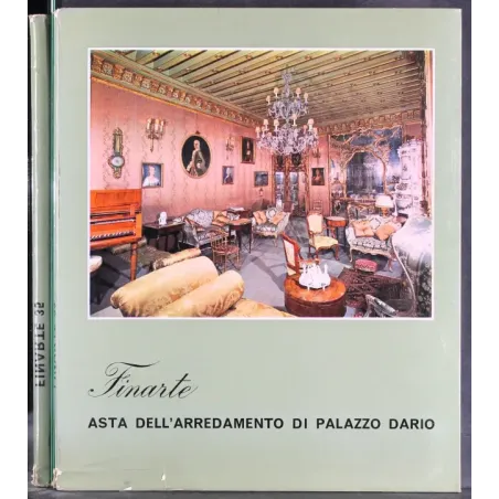 FINARTE. MILANO. ASTA ARREDAMNETO DI PALAZZO DARIO. CATALOGO ASTA MAGGIO 1967.