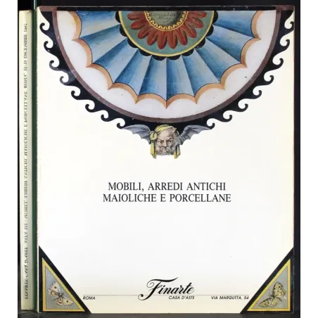 FINARTE. ROMA. MOBILI ARREDI ANTICHI MAIOLICHE. CATALOGO ASTA DIC 1993.