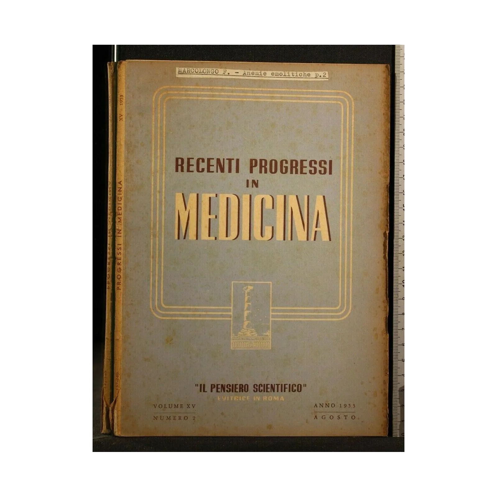 RECENTI PROGRESSI IN MEDICINA VOL.XV NUMERO 2, AGOSTO