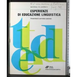Materiali di lavoro 3. Esperienze di educazione linguistica