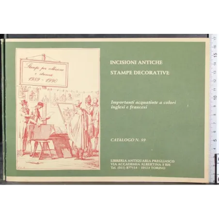Incisioni antiche. Stampe decorative. Cat 59