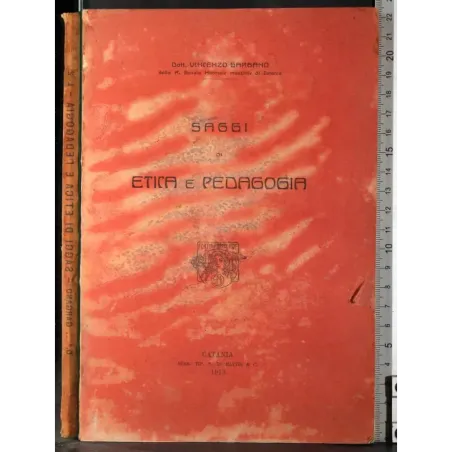Saggi di etica e pedagogia