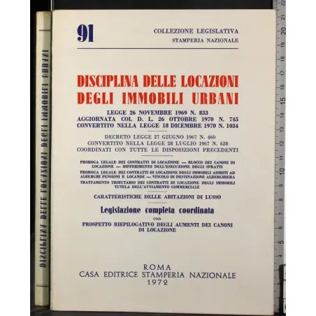 Disciplina delle locazioni degli immobili urbani