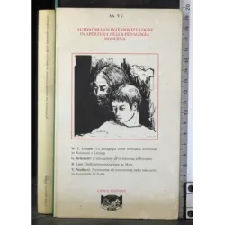 Autonomia interiorizzazione in apertura della pedagogia moderna