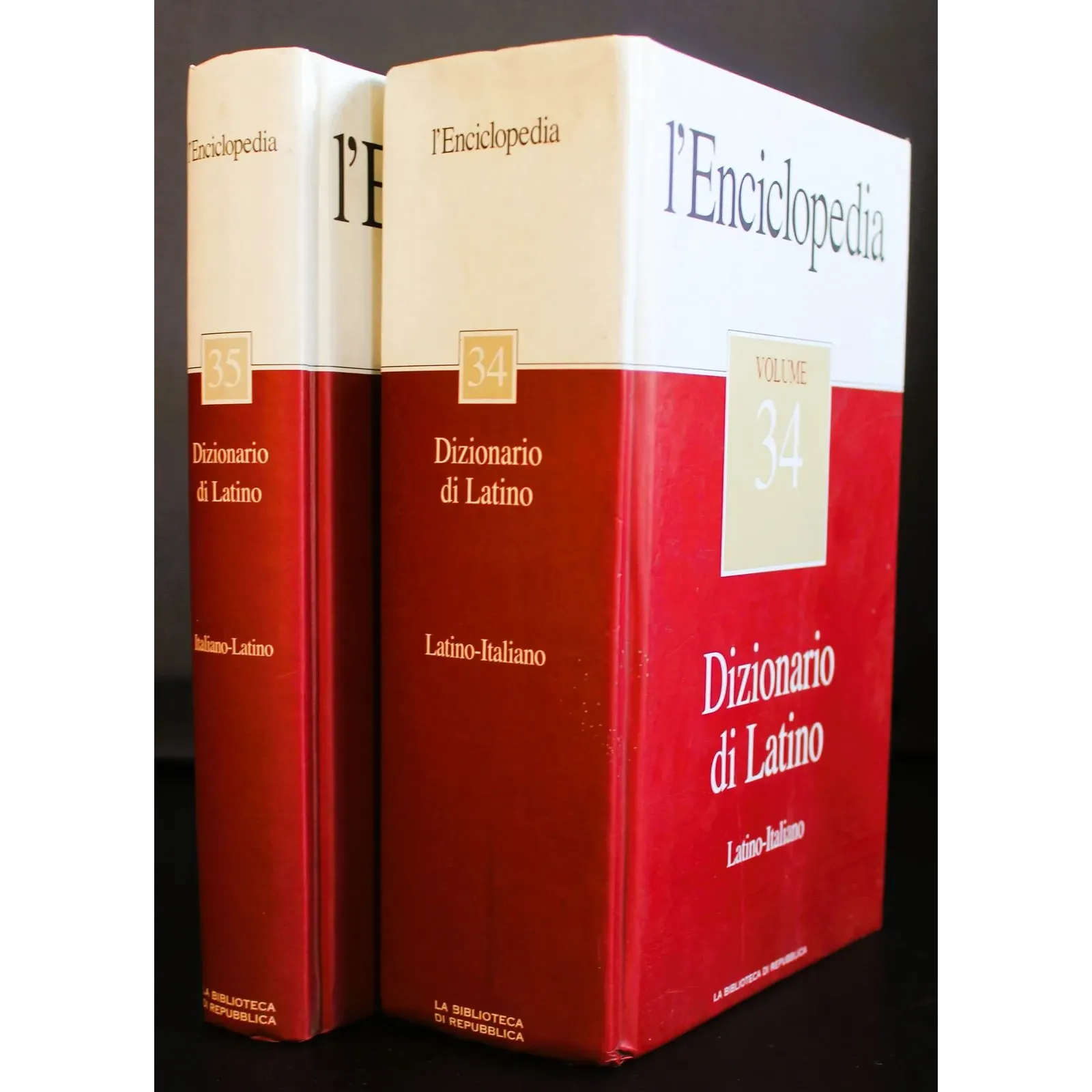 L'Enciclopedia Vol 34-35. Dizionario di Latino