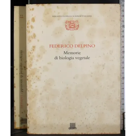 Memorie di biologia vegetale