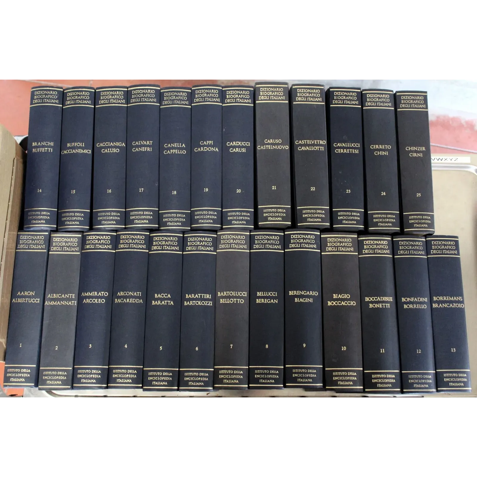 Dizionario Biografico degli italiani 25 Vol