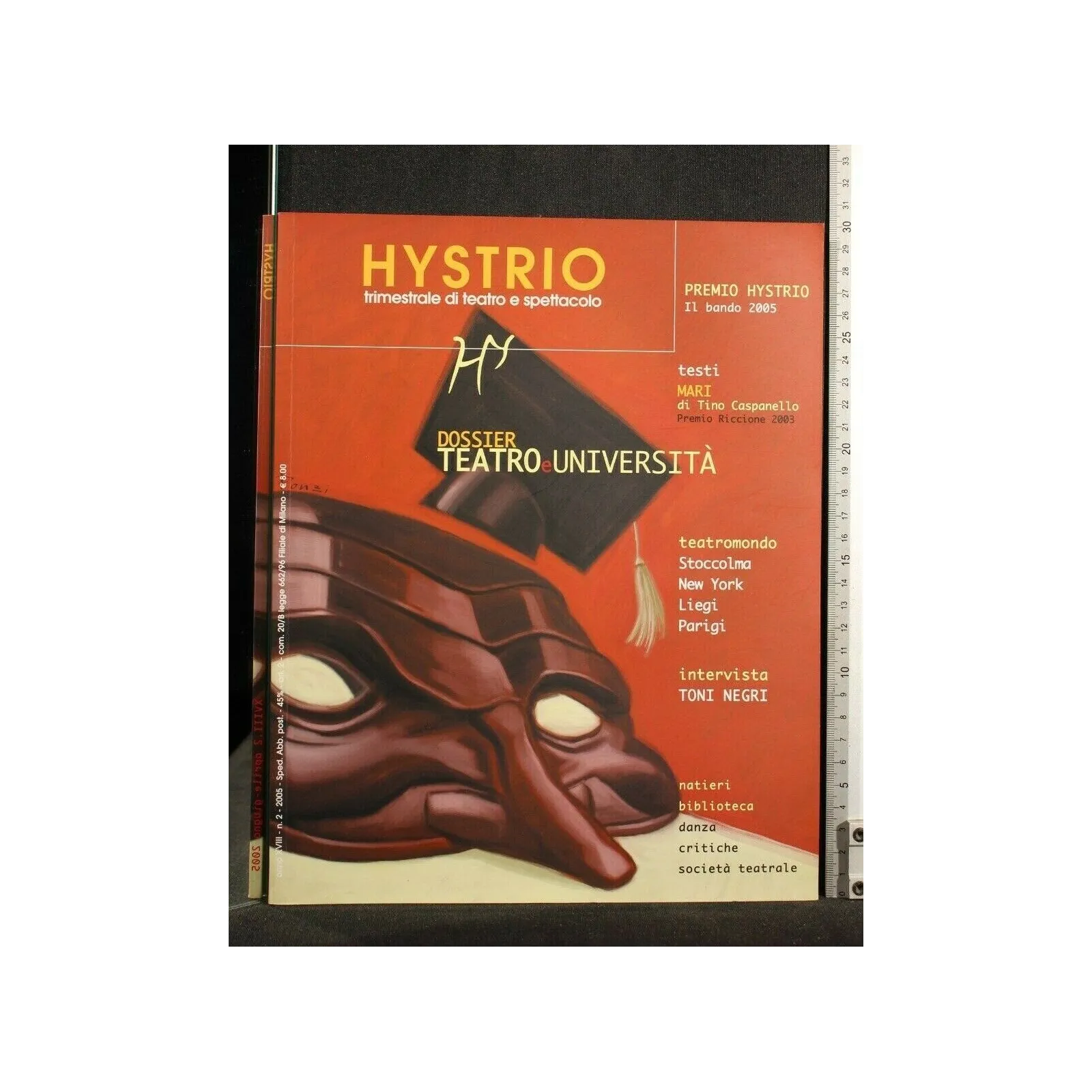 HYSTRIO TRIMESTRALE DI TEATRO E SPETTACOLO N2, 2005