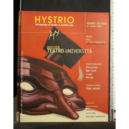 HYSTRIO TRIMESTRALE DI TEATRO E SPETTACOLO N2, 2005