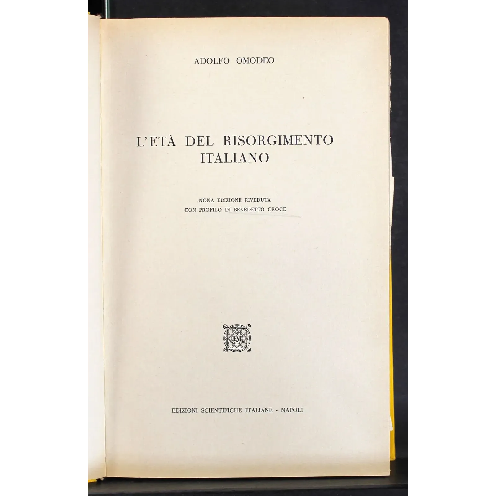 Prospettiva storica 1. L'Italia del risorgimento Italiano