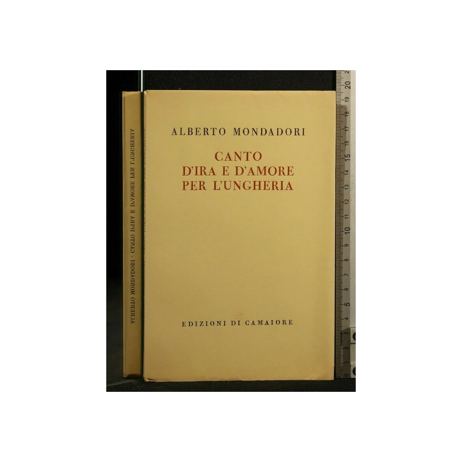 CANTO D'IRA E D'AMORE PER L'UNGHERIA
