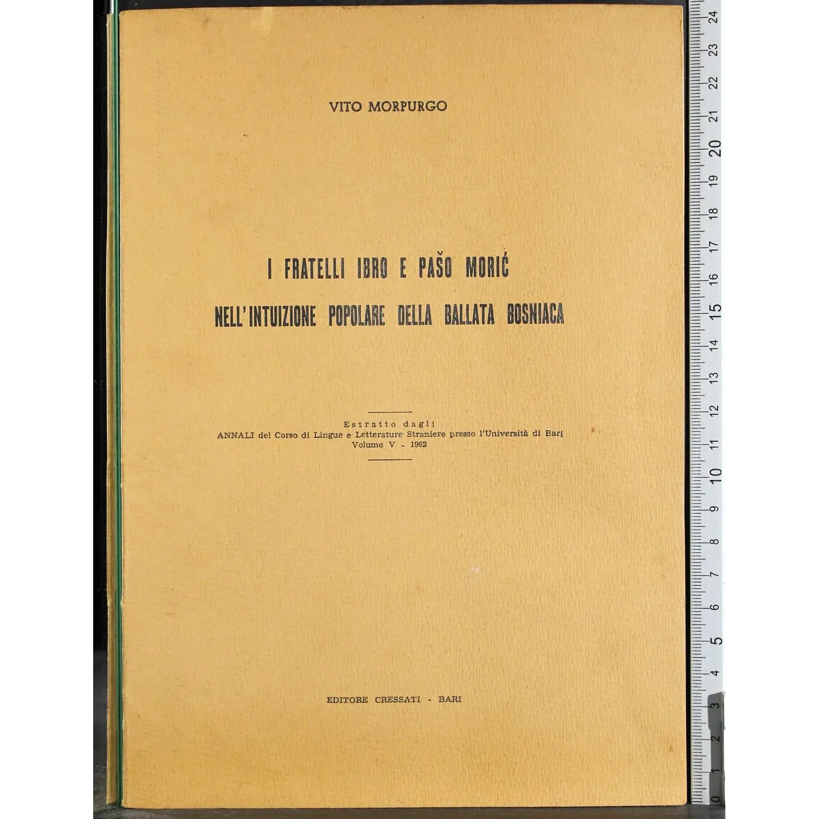 Flli Ibro, Paso Moric intuizione popolare ballata bosniaca