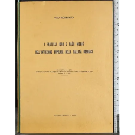 Flli Ibro, Paso Moric intuizione popolare ballata bosniaca