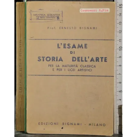 L'esame di storia dell'arte