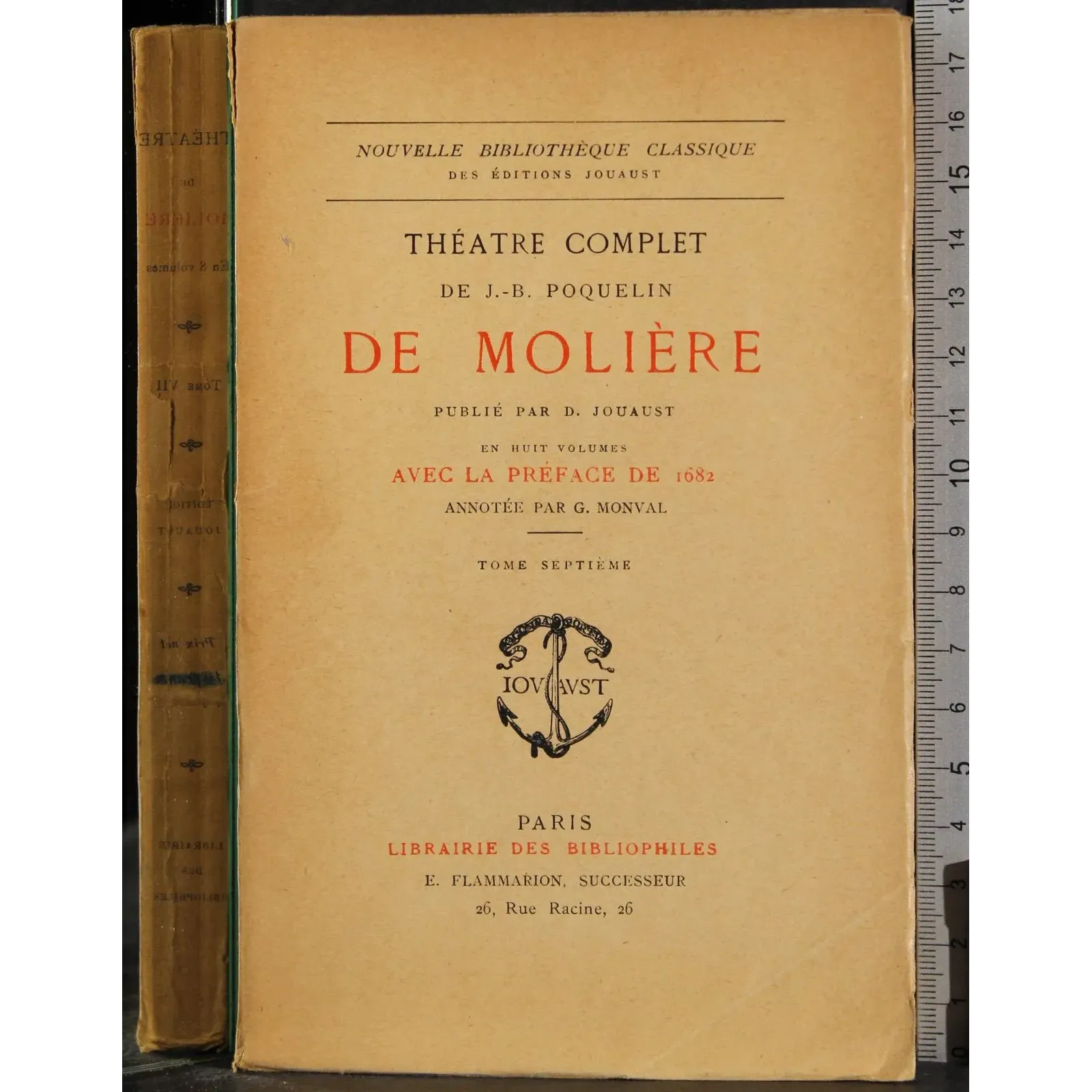 Theatre complet de Moliere. Tome septieme