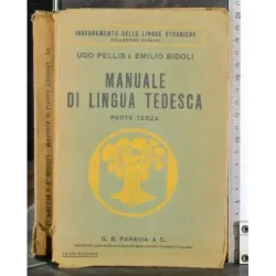 Manuale di lingua tedesca e Note. Parte terza