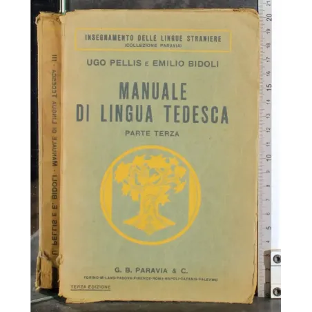Manuale di lingua tedesca e Note. Parte terza
