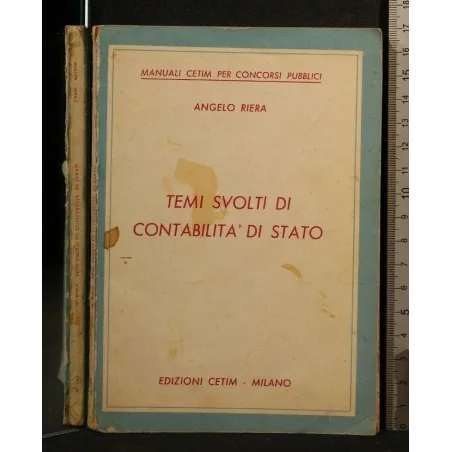 TEMI SVOLTI DI CONTABILITA' DI STATO