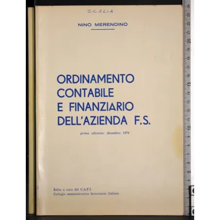 Ordinamento contabile e finanziario dell'azienda FS