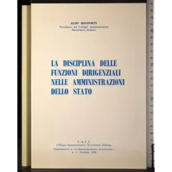 Disciplina funzioni dirigenziali nelle amministrazioni stato