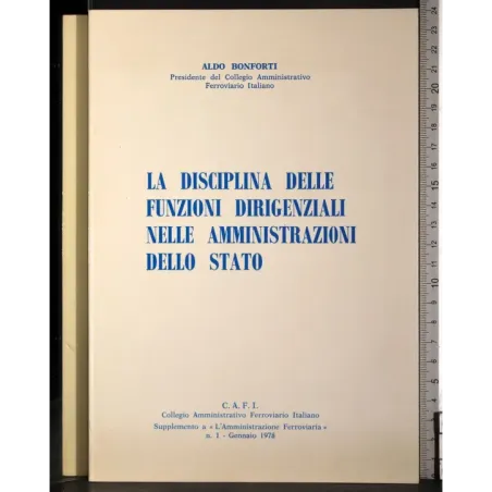 Disciplina funzioni dirigenziali nelle amministrazioni stato